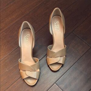 Franco Sarto Tan Stiletto Heels Classic Design